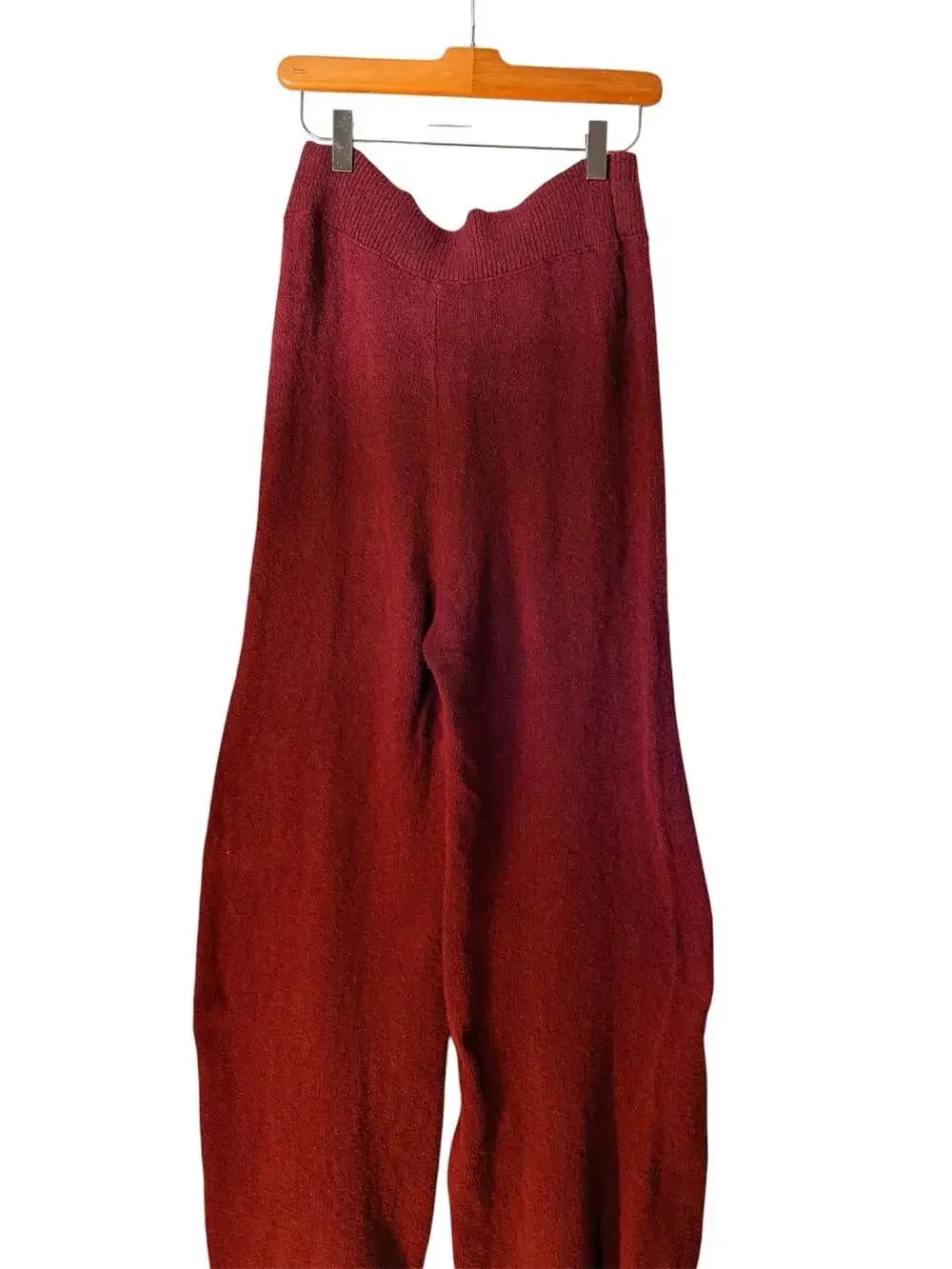 Free People Harper Women's Two-Piece Knit Lounge Set in Pretty Berry
